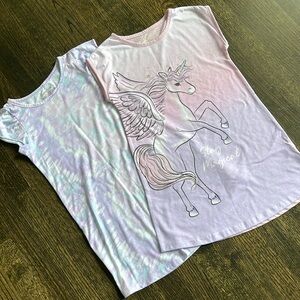 Cuddl Duds Girls Pajama Nightgowns Set of 2